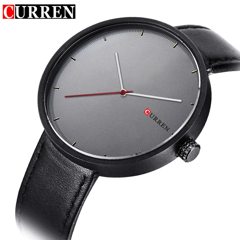 

CURREN Top Luxury Brand Men Simple Fashion Style Leather Watches Men's Quartz Clock Man Casual Wrist Watch Relogio Masculino