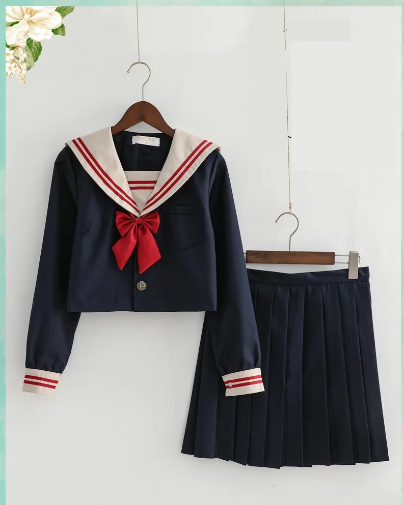 2019 японский и южнокорейский костюм моряка, костюмы аниме, японская школьная форма для женщин, школьная форма, японская школьная форма