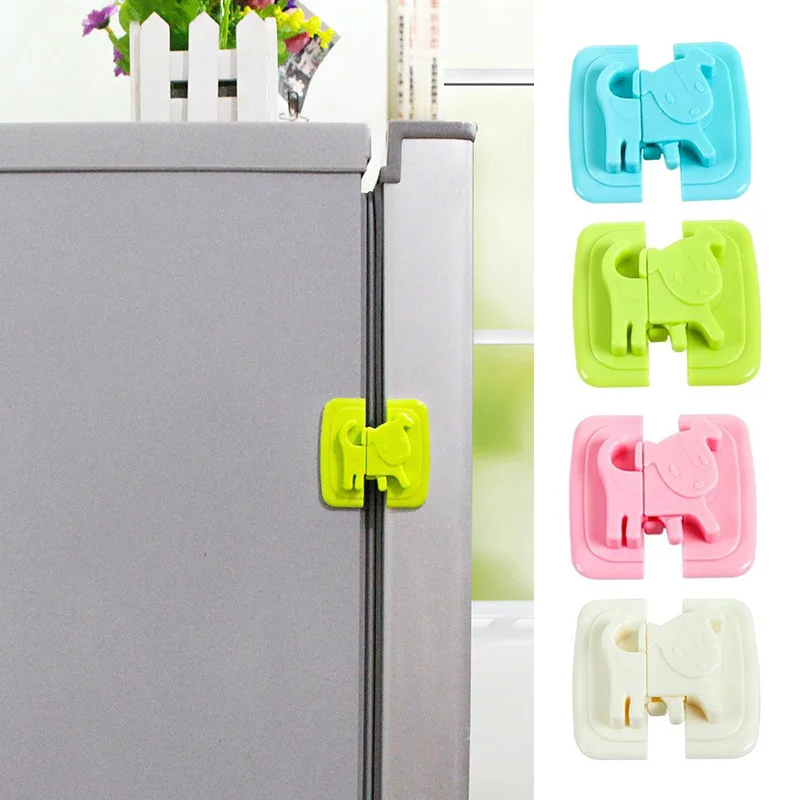 

Cartoon Dog Shape Safety Fridge Locks Multifunction Closet Door Locks Cabinet Door Refrigerator Safety Lock For Child Baby