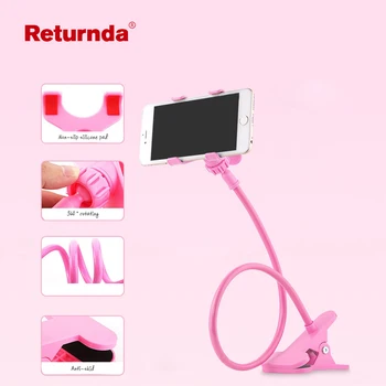 

Universal High Quality Lazy Mobile Phone Flexible Bracket Universal Car Phone Holder 360 Rotating Vehicle Bracket Vertical Desk