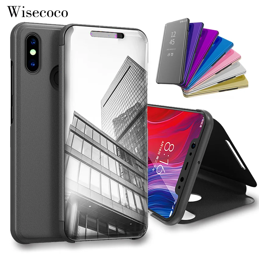 

Flip Stand Touch Case for xiaomi Mi 8 Se 6 6x 5x A1 A2 5c Mix 2 luxury mirror cover for Redmi s2 y2 5 Plus Note 5 5a 4 4x 6 Pro