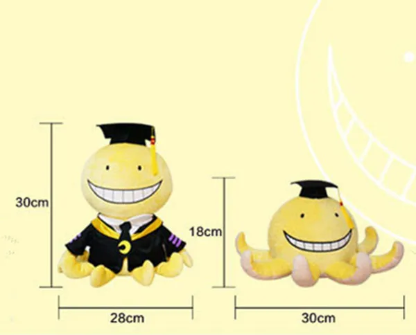 Ansatsu Kyoushitsu Korosensei плюшевые игрушки осьминога мягкие куклы для детей школьного