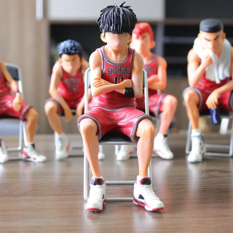 5 шт./компл. Slam Dunk Shohoku5 Stars сидящий Ver. Экшн фигурки из ПВХ сакураги ханамичи рукава