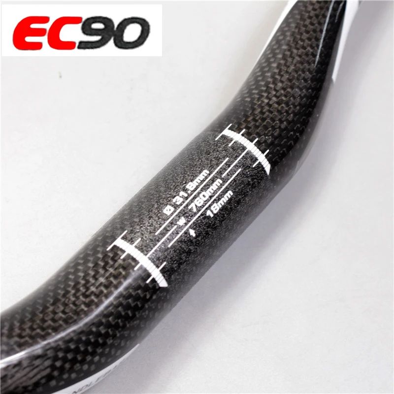 EC90 de углеродный велосипедный руль Bicicleta Curva Riser Guiador/Em Linha Reta Plana Guiador ручка для горного велосипеда 700-760 мм
