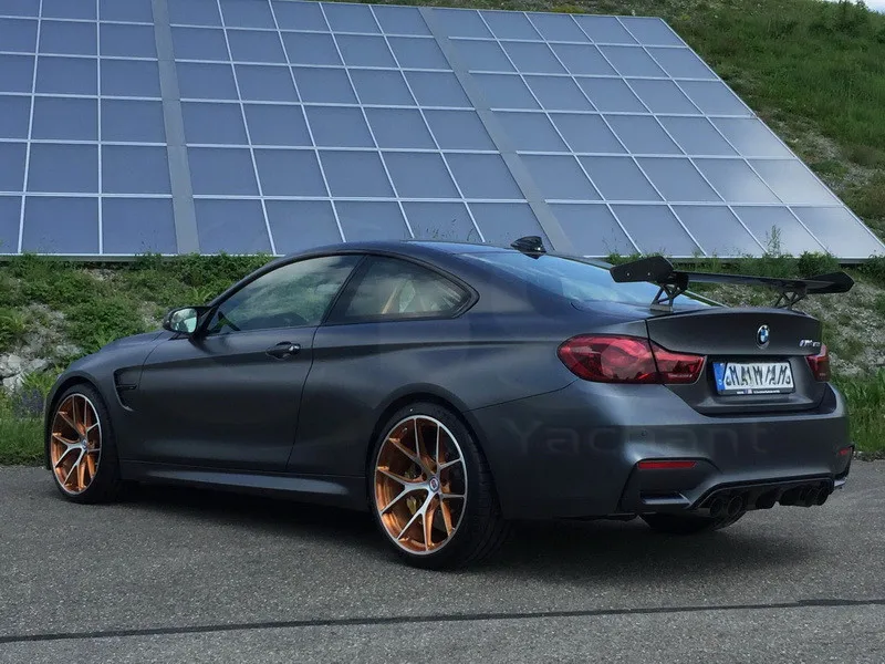 2014-2017 BMW F82 M4 GTS Style Rear Spoiler GT Wing CF (8)