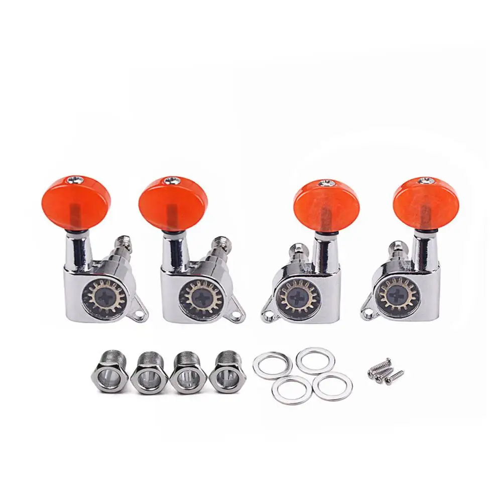 

2L+2R Red Black Machine Head Zinc Alloy UKULELE Tuning Pegs