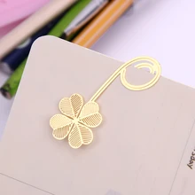1 шт четырехлистный клевер для чтения металлический зажим Закладка Подарочная книга для детей