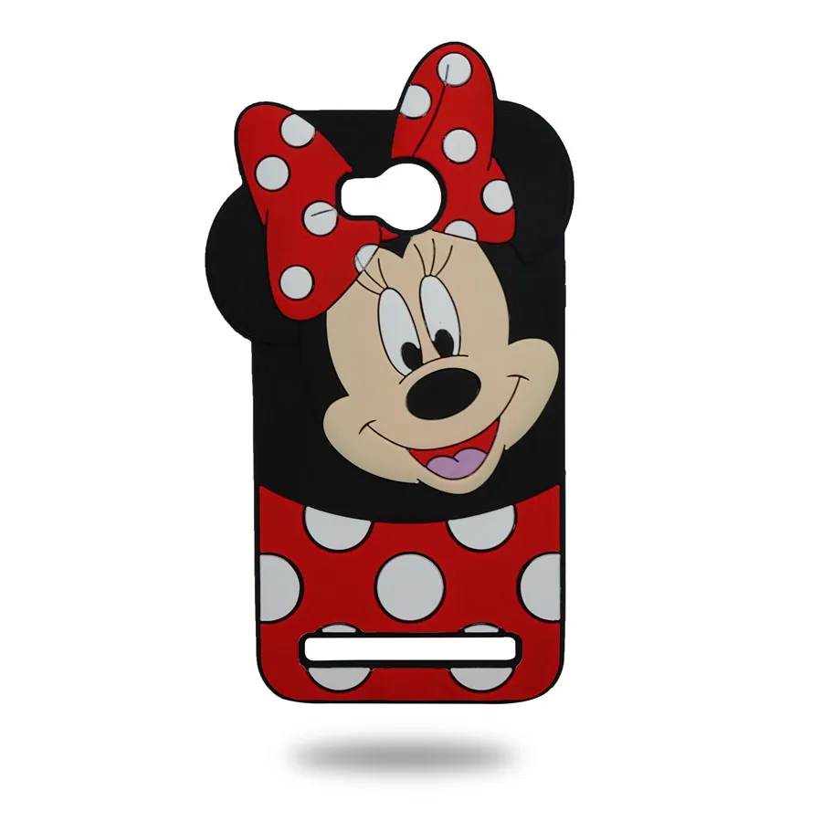 

For Huawei Y3 II Case Y3II Silicon 3D Lovely Cartoon Laughing Minnie Phone Cover For Huawei Y3 2/Y3II-U22/ LUA-U22/Lua-L21 Case