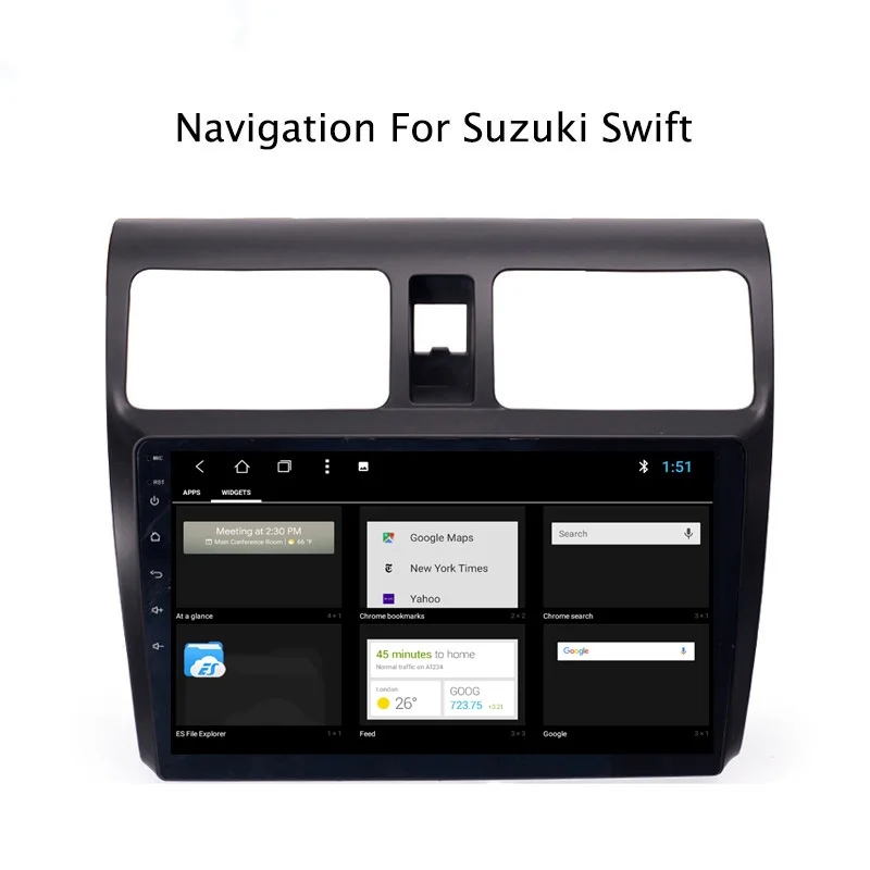 Perfect NAVITOPIA 9inch 2G RAM 32G ROM Android 8.1 Car DVD Multimedia GPS Navigation for Suzuki Swift 2004 2005 2006 2007 2008 2009 2010 2