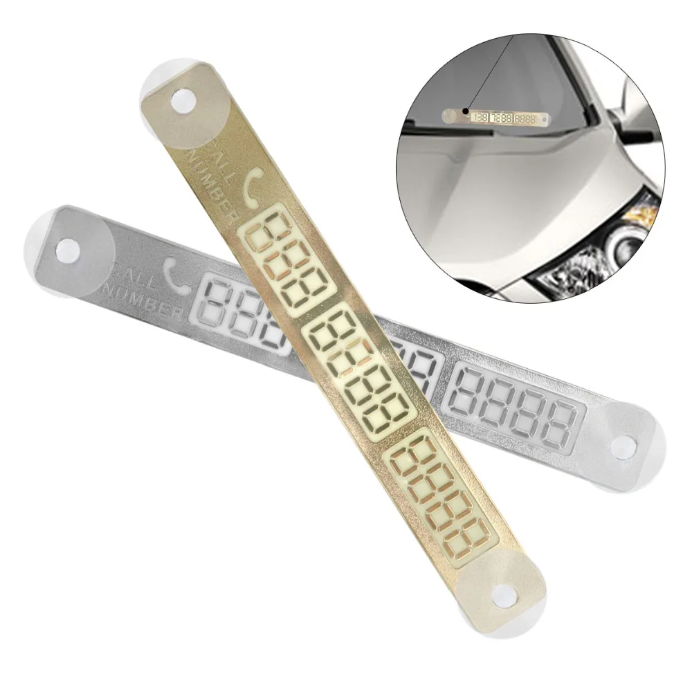 Temporary Luminous Car Parking Card Telephone Number Card Notification temporary-luminous-car-parking-card-telephone-number-card-notification
