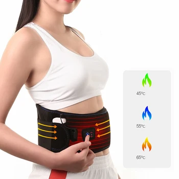 

Smart Electric Heat Therapy Warm uterus moxibustion Vibration Hot Compress Waist Pain Relieve Belt Band Brace Support