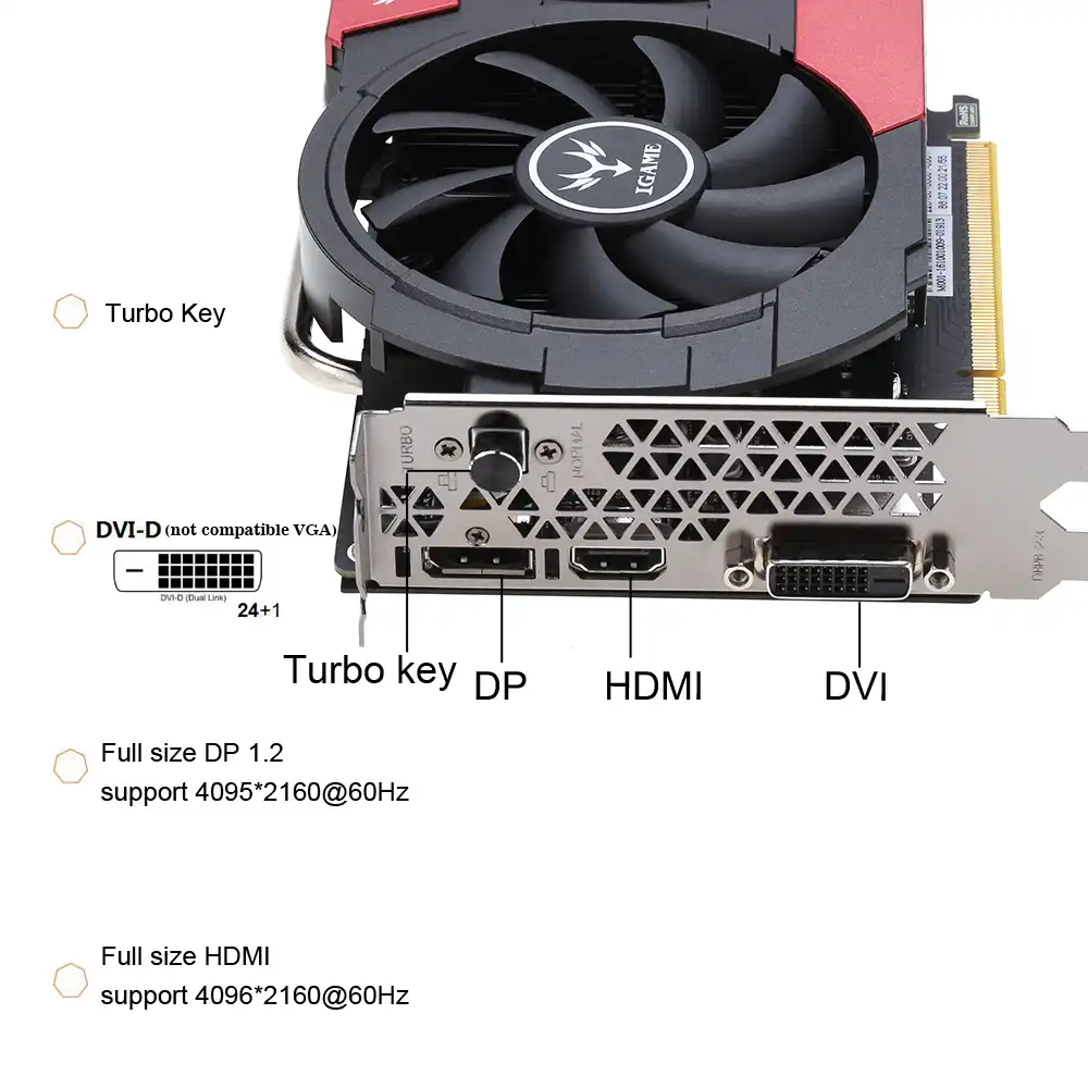 Graphics Cards For Bitcoin Miner Pci E Riser For Colorful Nvidia Geforce Gtx Igame 1050ti 4gb Gddr5 128bit Graphics Video Card - 