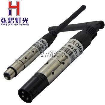 

2.4G Ism Dmx 512 Wireless Male Xlr Transmitter Stage Light Par Party Light Antenna Transmitter Wireless Dmx Receiver