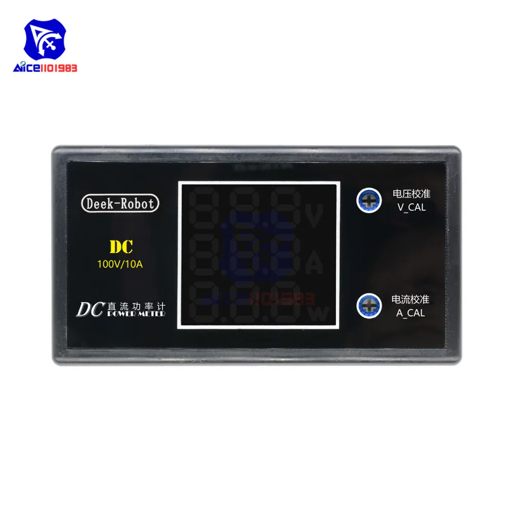 Wireless LCD DC Leistungsmesser Spannungsprüfer Power Wattmeter Voltmeter 