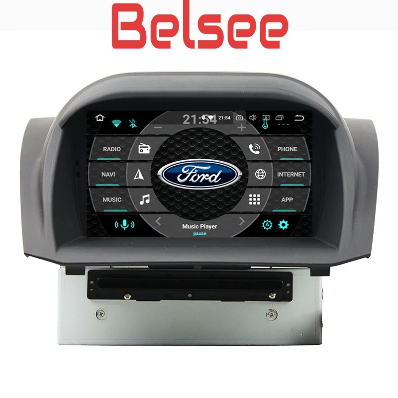 

Belsee Android 8.0 Car Radio Octa Core Autoradio GPS Navigation DVD Player Bluetooth Stereo for Ford Fiesta 2013 2014 2015 2016