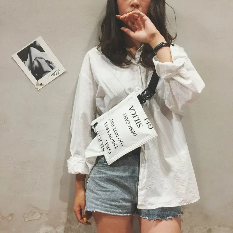 

Hot Letter Printing Waist Bag Belt Fanny Pack Chest Bags Phone Pouch Purseh