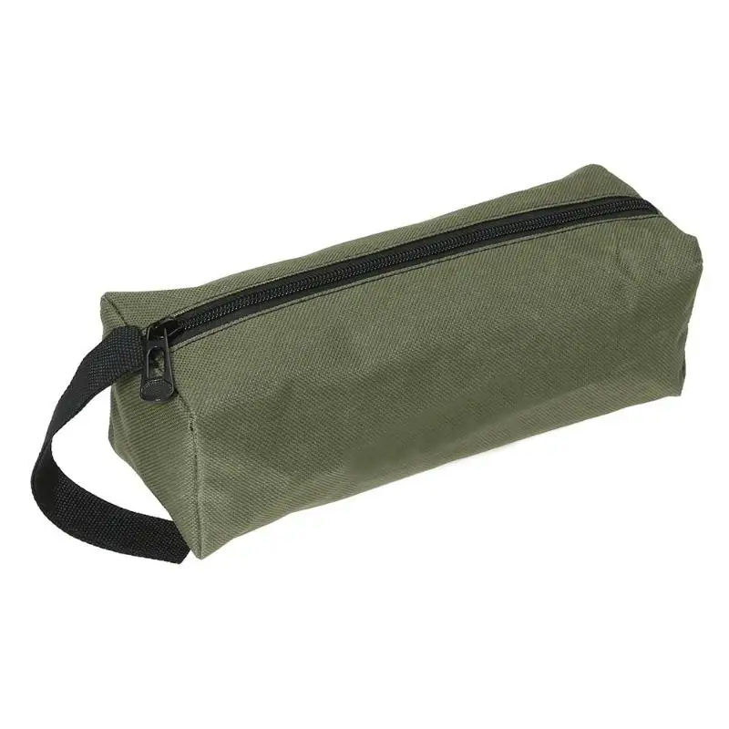 Многофункциональный чехол для хранения инструментов, водонепроницаемый чехол из ткани Оксфорд, органайзер для хранения, чехол для инструмента, маленькая металлическая сумка для инструментов - Цвет: Зеленый