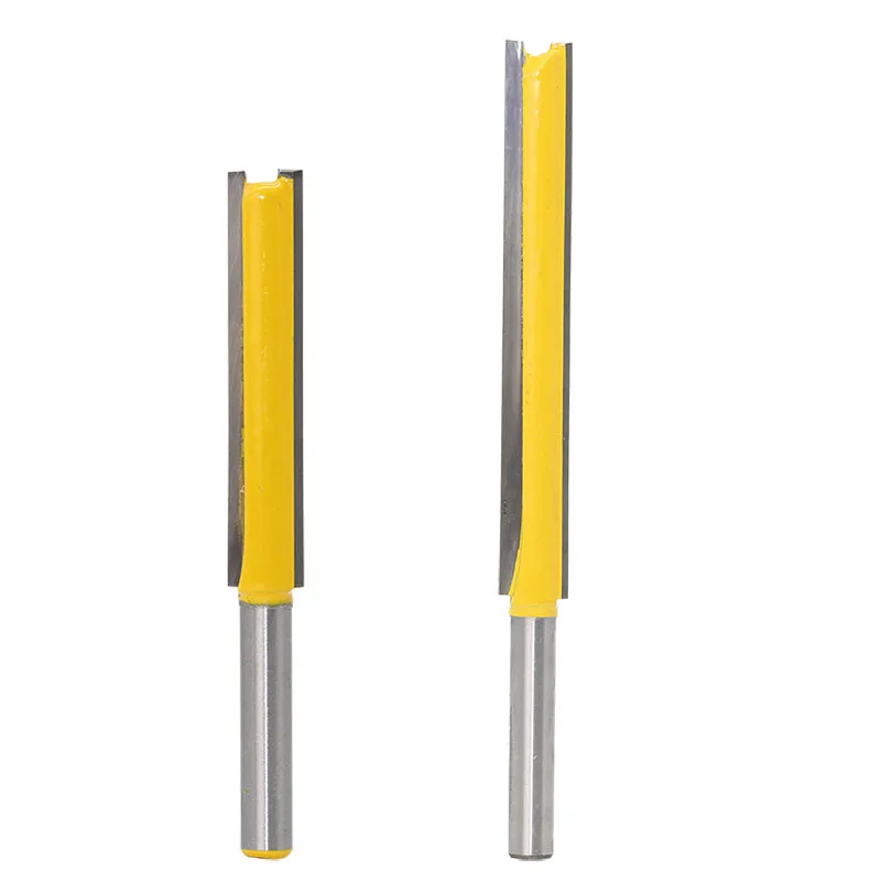 

1PCS 1/4" Shank Flush Trim Router Bits Double Edge Treatment Milling Cutter Blade:50/76mm for woodworking milling cutter tool