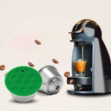 Нержавеющая Сталь Nespresso многоразовые кофе капсулы трамбовщик многоразового использования чашка фильтр Nespresso машины чайник Pod