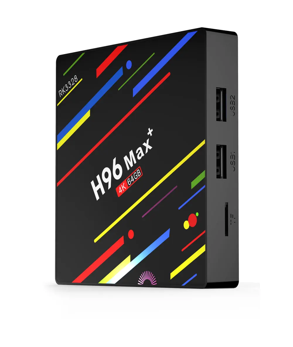 4 ГБ 64 ГБ Android 8,1 ТВ приставка H96 Max+ RK3328 Четырехъядерный 4G/32G USB 3,0 Smart 4K ТВ приставка опционально 2,4G/5G двойной wifi Bluetooth