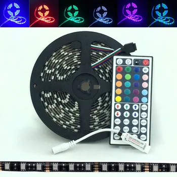 

Black PCB LED Strip 5050 IP65 Waterproof ,DC12V,Black PCB Board flexible light 60LED/m,5m 300LED,RGB,White,Red,Green,Blue