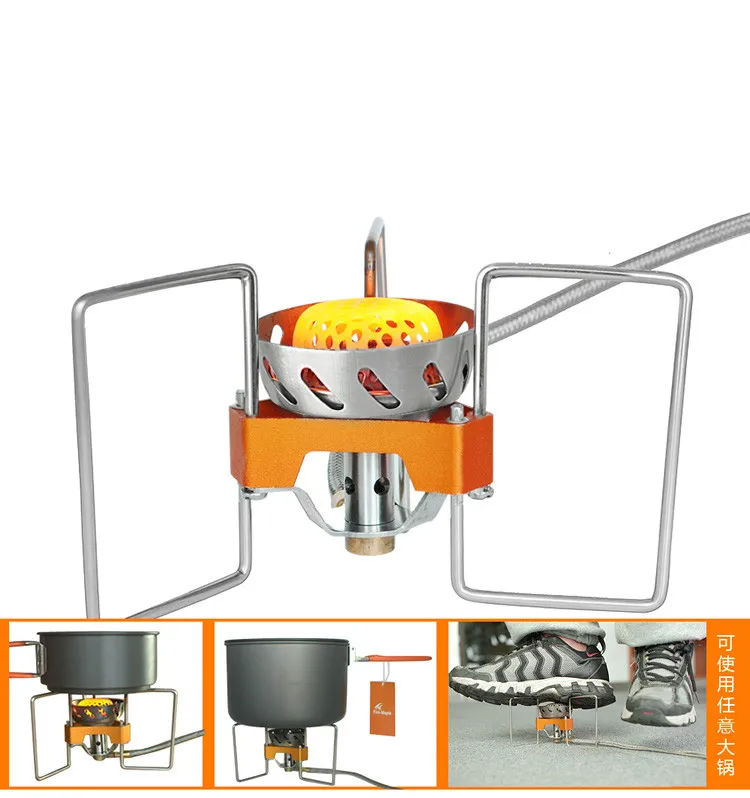 Огонь Клен Открытый Отдых газовая плита Пеший Туризм плита ветрозащитный плита Пикник оборудование 2900 Вт FWS02 Бесплатная доставка