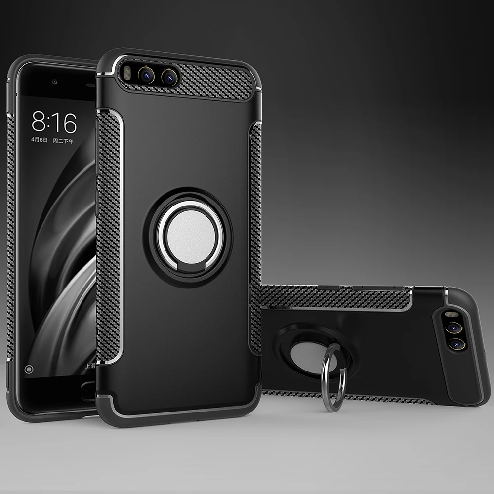 AXBETY для xiaomi mi6 чехол s многофункциональный комбинированный Броня с магнитным кольцом защитный чехол для xiaomi mi 6 Чехол