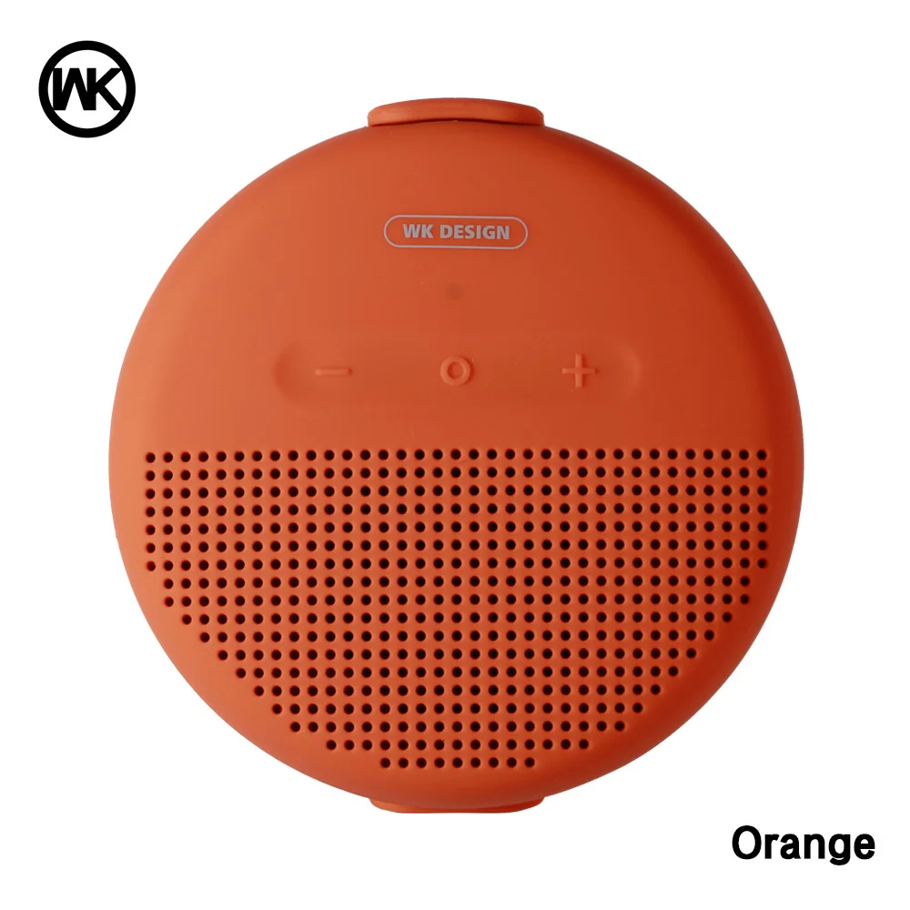 WK Водонепроницаемый Мини Bluetooth Динамик s ТВ Беспроводной Портативный Динамик блютус Бумбокс для Xiaomi Динамик 3D Звук Hi-Fi - Цвет: Orange speaker