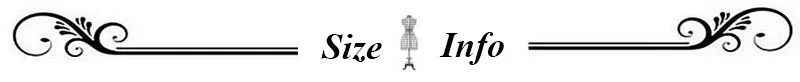 size info(