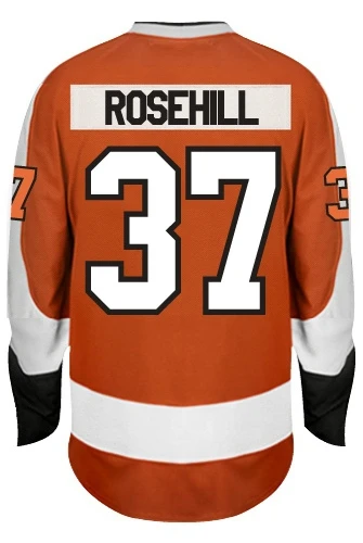 Men's Jay Rosehill Philadelphia Flyers Jersey #37 Rosehill Orange Authentic  Stitched Hockey Jersey Size S/46-3XL/56 - AliExpress