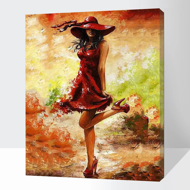 

One's temptation Hand Made Paint High Quality Canvas Beautiful Painting By Numbers Surprise Gift Great Accomplishment