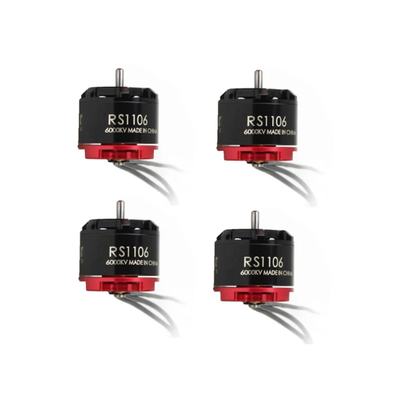 

4pcs/lot EMAX RS1106 4500KV 6000KV 7500KV MINI Brushless Motor for RC FPV Racing Quadcopter