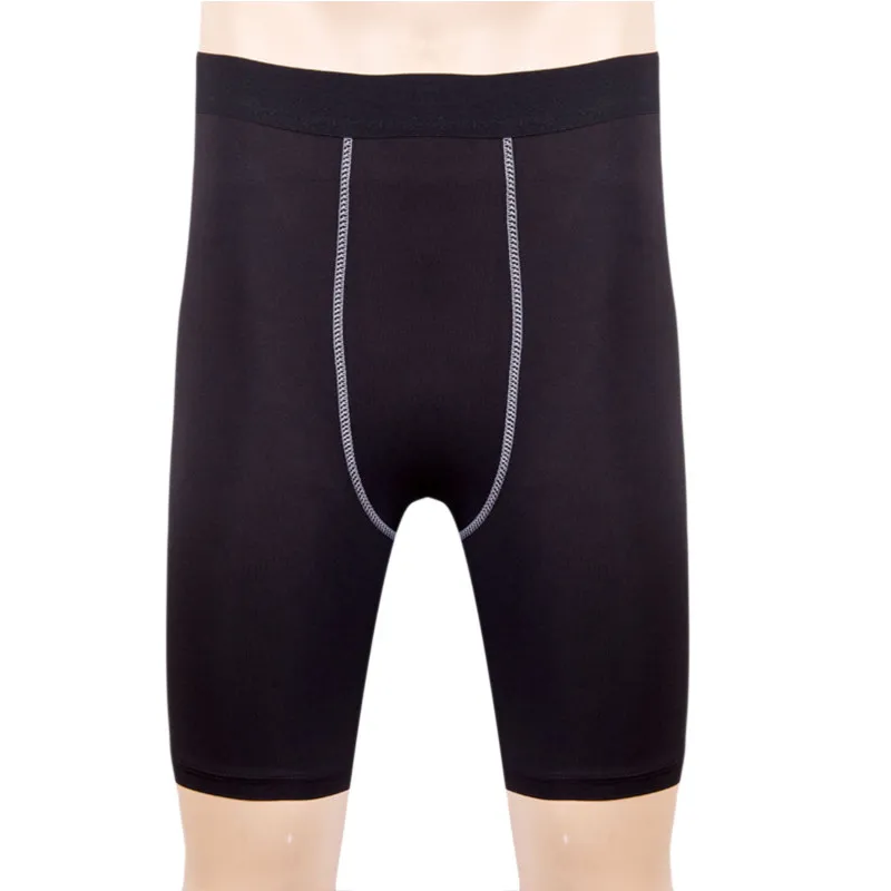 Quick Dry Mens Compression Tights Male Shorts Elastic font b Bodybuilding b font Crossfit Sweat Shorts