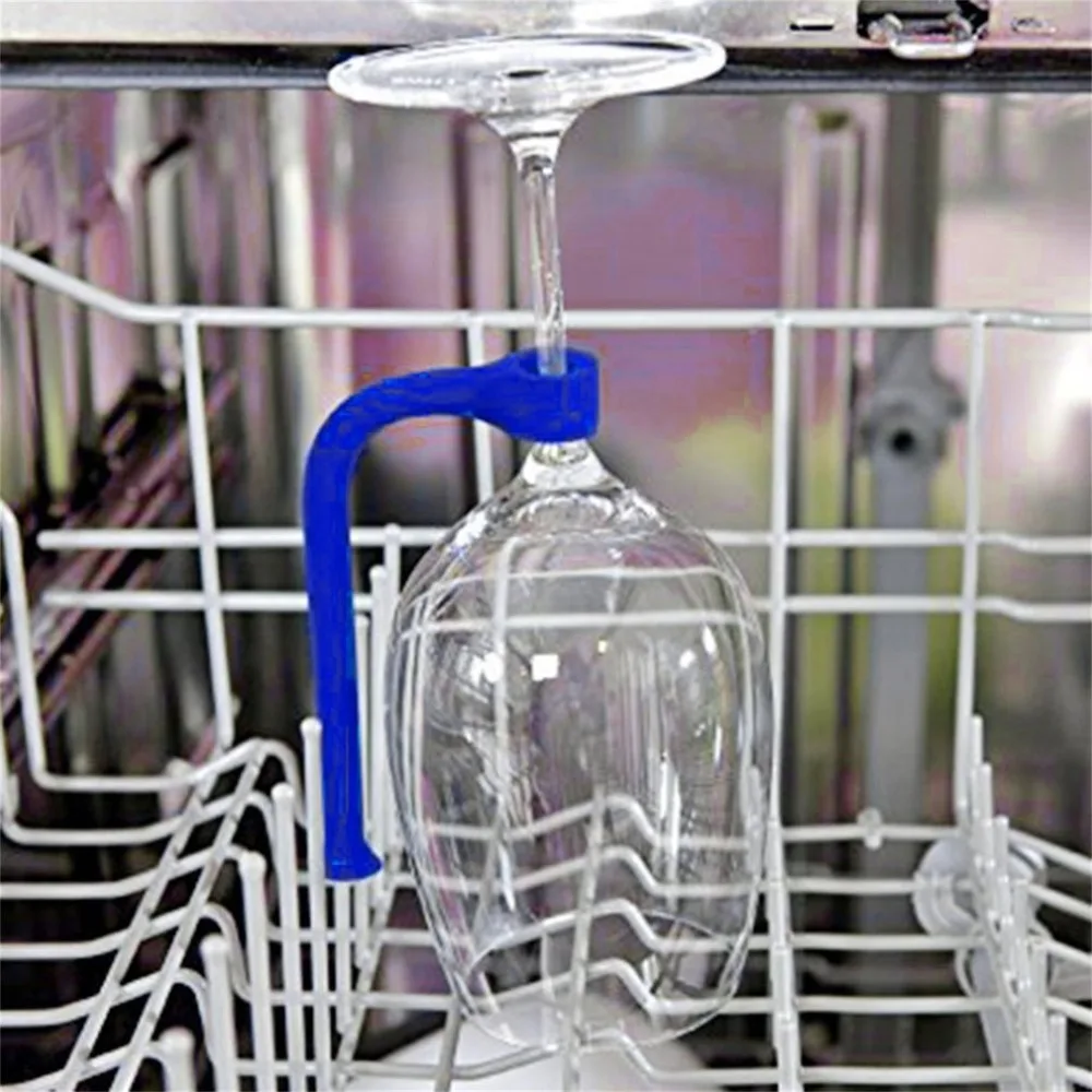 4 шт. Quirky Stemware Savers гибкий силиконовый бокал держатель бокалов крепление для посудомоечной машины стабилизатор держатель обслуживание