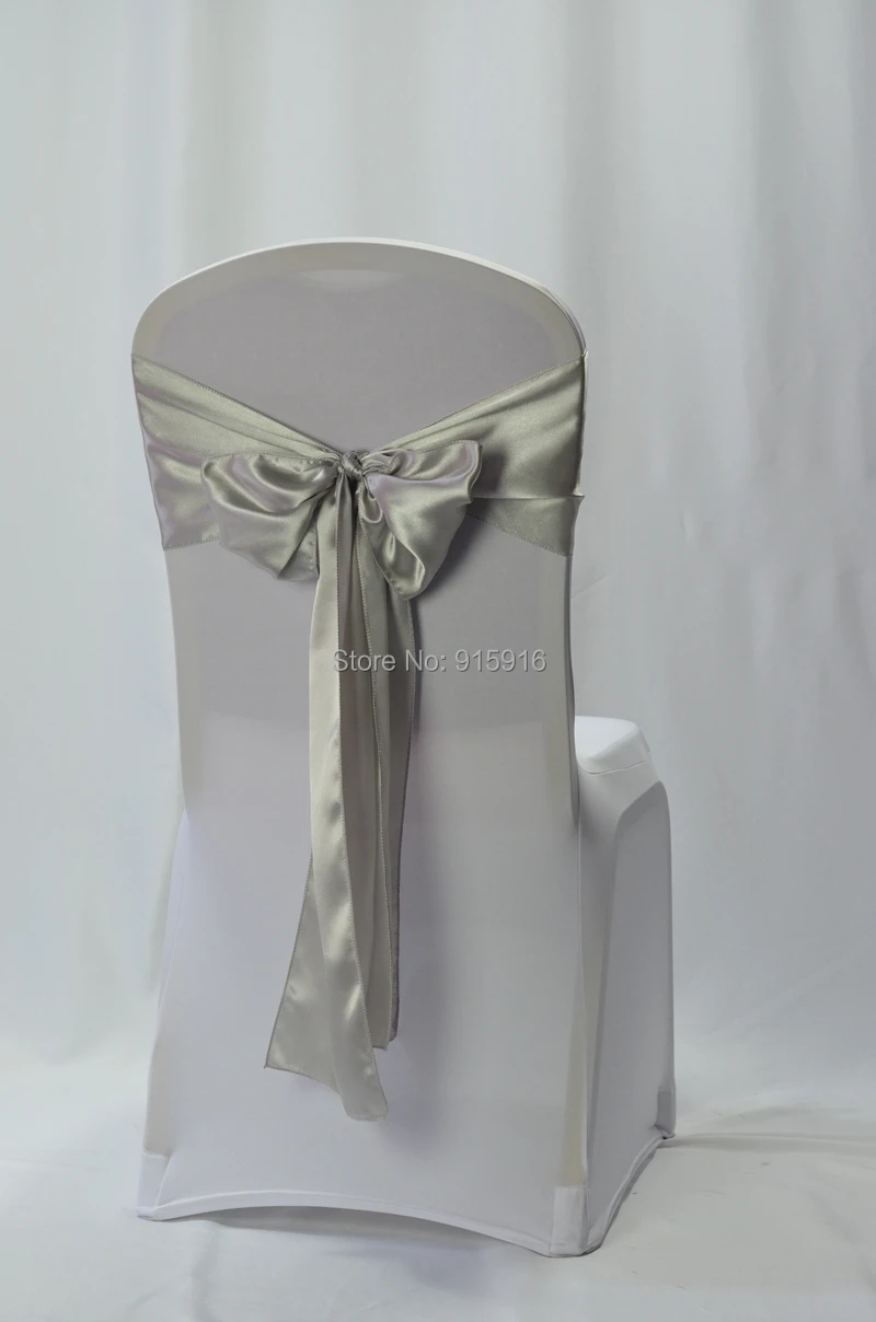 cheap grey wedding chair sash, 18*275 cm, 50 pieces per lotchair