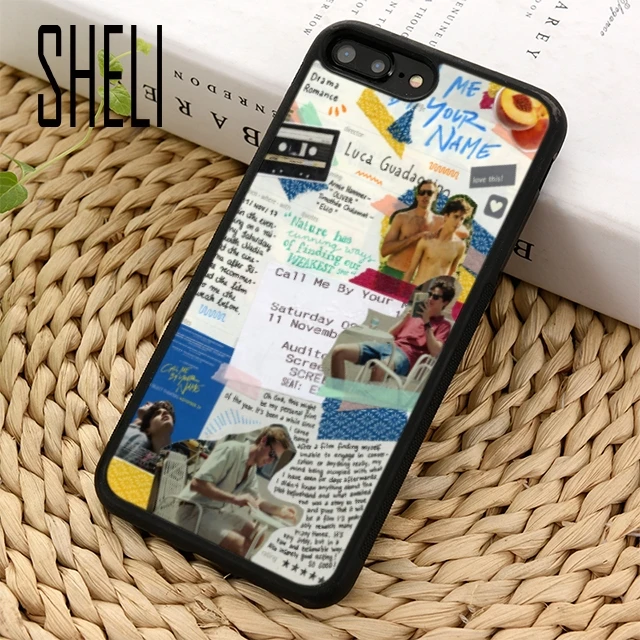 SHELI Call Me by Your Name Phone Case Cover For iPhone 5 6 6s 7 8 plus 11 pro X XR XS max Samsung S6 S7 edge S8 S9 S10 |