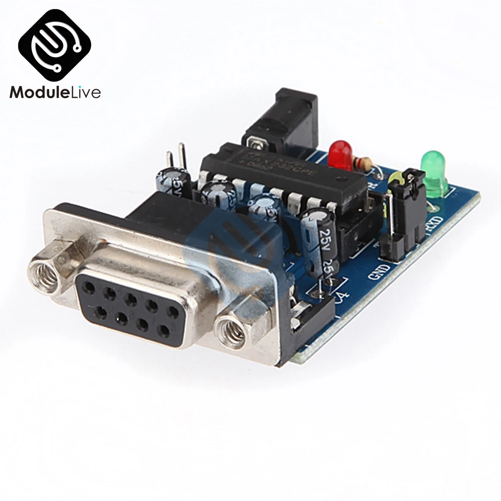Плата модуля преобразователя RS232 в TTL COM серийный MAX232 MAX232CPE чип передачи ATMEGA16