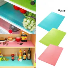 4pcs Easy Clean Antibacterial Cabinet Pad Anti-oil Anti-frost Fridge Liner Mat Can Cut off 4pcs Easy Clean Antibacterial Cabinet Pad Anti-oil Anti-frost Fridge Liner Mat Can Cut off