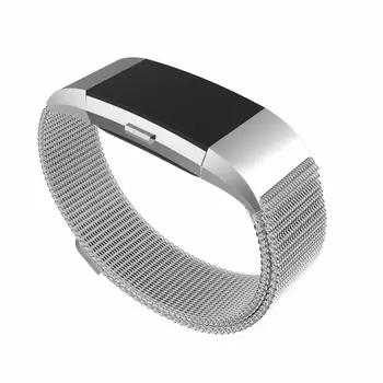 

Fitbit charge 2 replacement band Magnetic Milanese Loop metal Band smart bracelet for fitbit charge 2