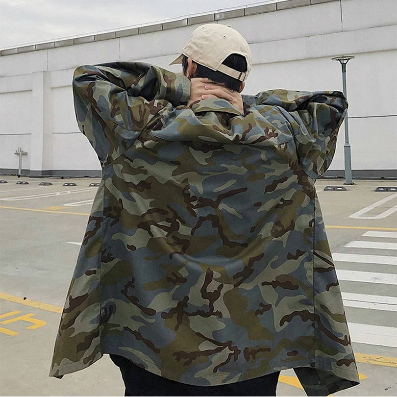 Men Camouflage Jacket Cargo 2019 New Mens Japanese Streetwear Windbreaker Military Jacket Male Fashion Camo Jackets and Coats Men Camouflage Jacket Cargo 2019 New Mens Japanese Streetwear Windbreaker Military Jacket Male Fashion Camo Jackets and Coats