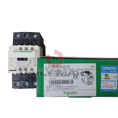 

DHL/EMS 2 LOTS Brand New for Sch-neider Electric LC1D50AQ7C TeSys Industrial AC Contactor Relay