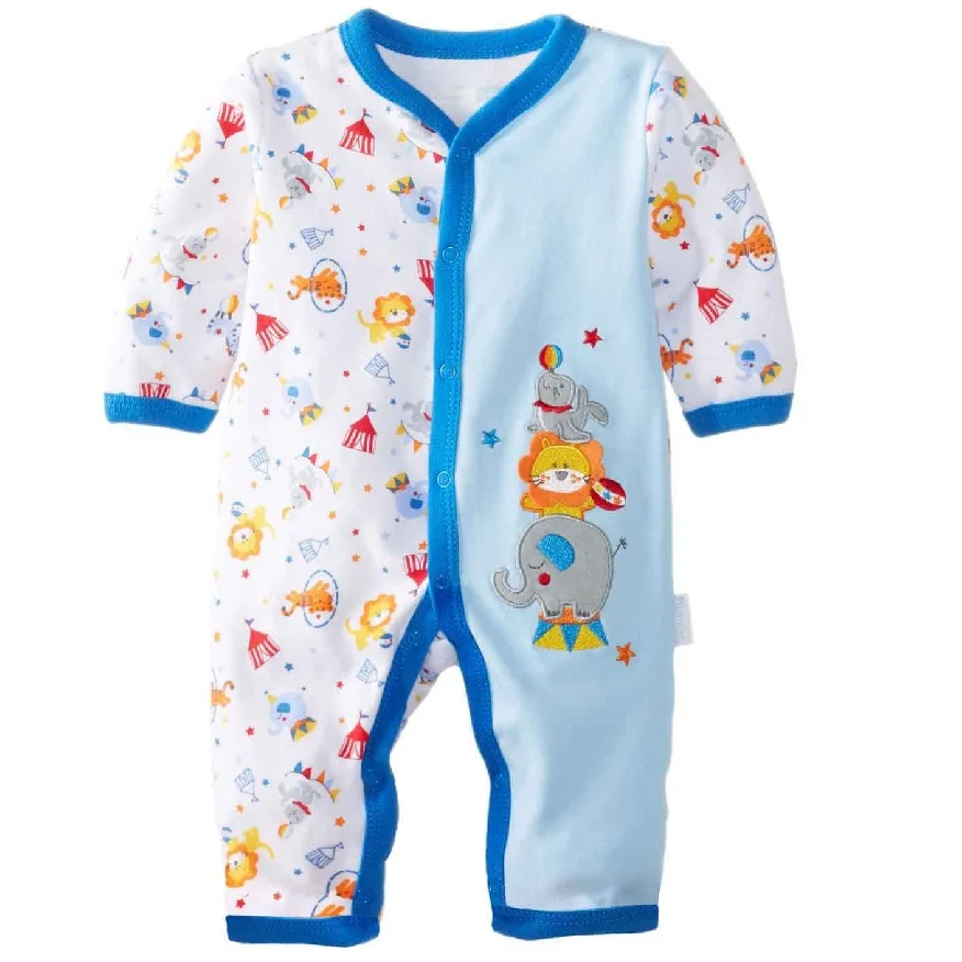 Pijama de algodón largo para bebé ropa de dormir para recién nacidos ropa de bebé niño meses monos traje de bebé pijama infantil ropa de bebe Pijama de algodón largo para bebé ropa de dormir para recién nacidos ropa de bebé niño meses monos traje de bebé pijama infantil ropa de bebe