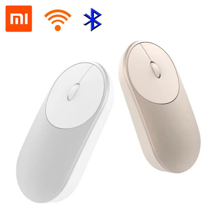 

Original Xiaomi Mouse Portable Wireless Mi Mouse Optical Bluetooth 4.0 RF 2.4GHz Dual Mode Connect Mi 1200DPI Mi Office Mouse