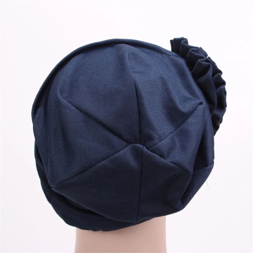 5 Прямая поставка Новая мода для женщин мусульманский эластичный тюрбан шапка после химиотерапии выпадения волос головной платок обертывание хиджиб шапка