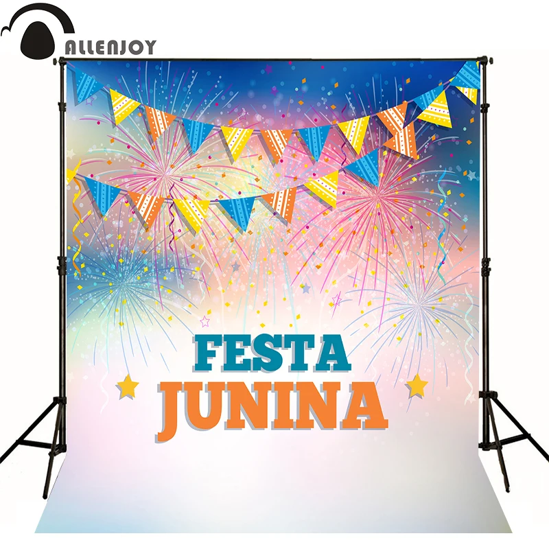 

AllEnjoy photography background festa junina banner newborn vinyl photocall flags Professional photographic backdrop studio