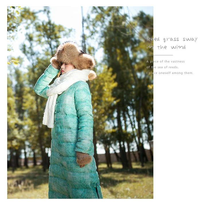Excellent 2018 New Arrival Aporia.king Long Single Breasted Thick Full White 95% Batik Down Coats BF240 8