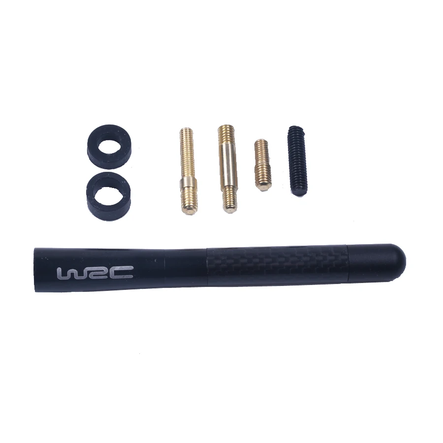 Carbon Fiber Short Antenna Radio Antenna Car Decoration For VW Volkswagen CC Tiguan Jetta Passat Touran Polo Golf