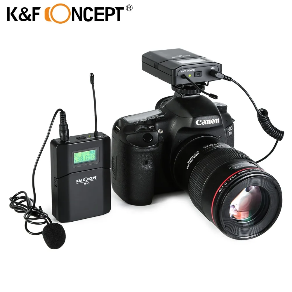 K-F-CONCEPT-70M-Camera-Microphone-Wireless-Lavalier-Mic-Receiver-Transmitter-Record-Radio-Professional-low-Noise
