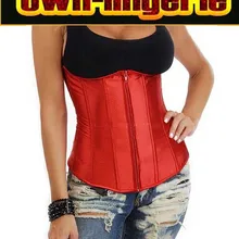 Пикантные Для женщин плечевой корсет атлас с вышивкой парча корсеты для взрослых утягивающий корсет w3079