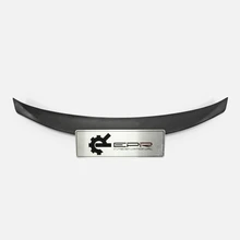 Para Kia Stinger FRP Fibra de Vidro do Tipo G Tampa Bota Lip Spoiler Traseiro Tronco Asa de Fibra De Vidro Body Kit Acessórios Do Carro corrida Da Guarnição